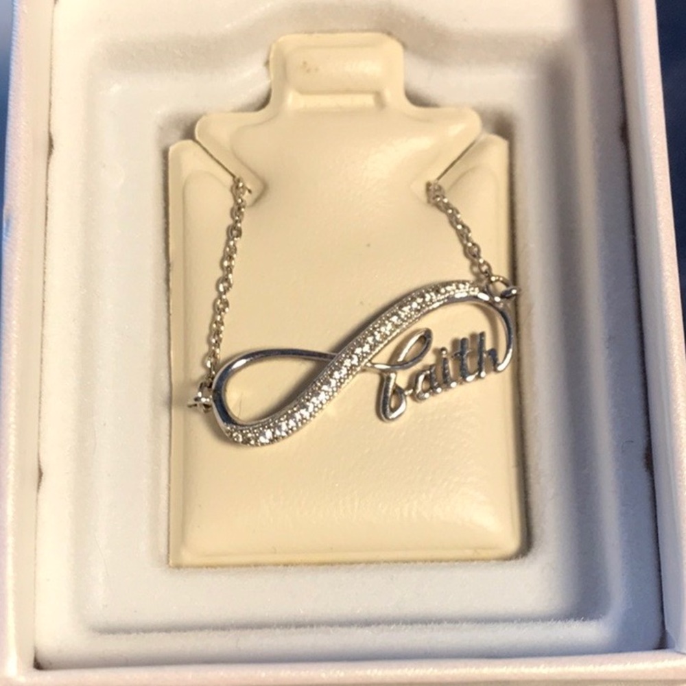 Pagoda infinity faith necklace